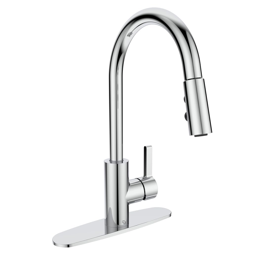 Keeney Belanger EBI78CCP Kitchen Sink Faucet with Swivel Pull-Down