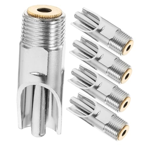 Candeon Bebedero Cerdos Automático, 5 Piezas Tetina de Cerdo Automático para Cerdos, Perros, Cochinillos, Bovinos, Acero Inoxidable