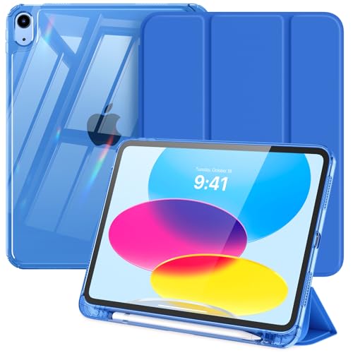MoKo Étui pour iPad (A16) 11e génération 11 Pouces (2025), Étui pour iPad 10e génération (2022) avec Porte-Stylo Gauche, Fin à Trois Volets pour iPad-11...