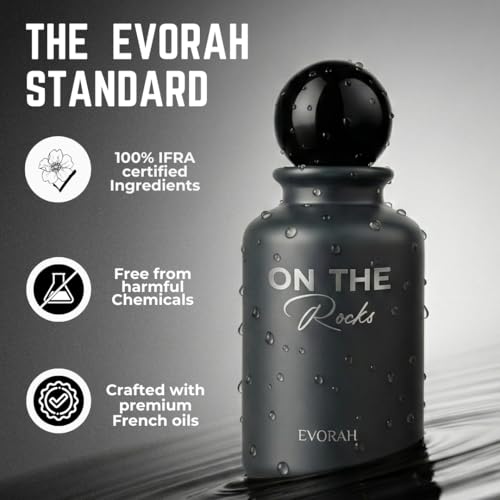Image of House Of Evorah On The Rocks Eau De Parfum (25 ml) - Citrus & Black Woody Evening Scent | Perfume For Man | Perfume For Men
