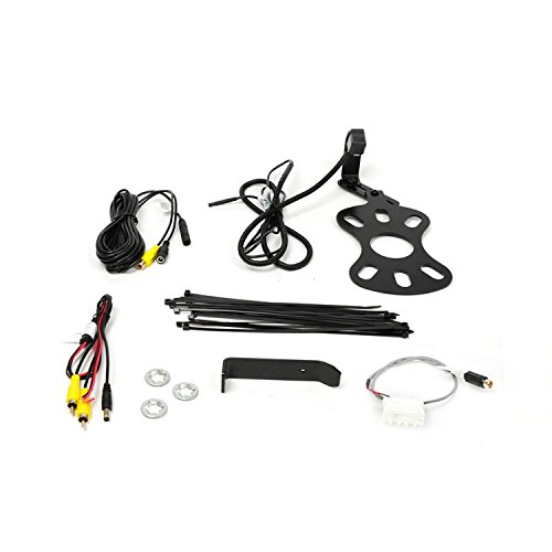 Brandmotion 9002-8848 Rear Vision System with Adjustable Mount Camera for 2007-2018 Jeep Wrangler JK with an Aftermarket Display