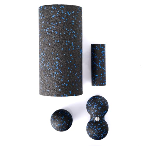 FIZYO Set Massage 4 en 1 – Rouleau Grand et Petit, Balle, Duoball – Foam Roller pour Massage,...