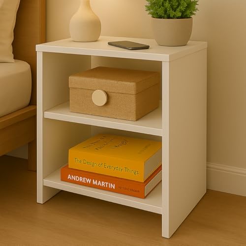 BOXFAN Mesa de Cabeceira Nicho Quarto Casal Decoração Mesinha Apo...