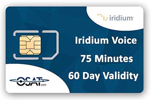 OSAT Iridium Satellitentelefon Global Voice Prepaid-SIM-Karte Cover