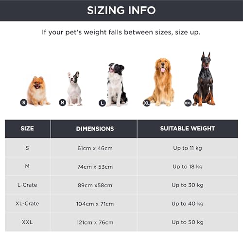BEDSURE waschbar Hundematte Große Hunde - 121x76 cm Hundekissen waschbar für Grosse Hunde, Sherpa-Plüsch Hundebett XXL mit hochdichter Schaumstofffüllung, dunkelgrau