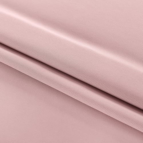 Image of Dusty Rose Chiffon Fabric by The Yard Continuous Sheer Arch Fabric 20 Yards | Pre-Cut Chiffon Draping Panels Airy Wedding Arch Draping Fabric 60 inch Wide for Events Backdrop Ceiling Decor DIY Craft Use