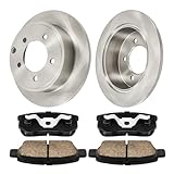 PHILTOP Rear Brake Pads and Rotors kit Fit for Chrysler 2007-2010 Sebring, 10” Brake kit Rear Brakes Rotors Automotive Replacement Brake kits