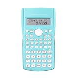 Calculadora Científica com 240 Funções e Display Duplo em LCD, 10+2 Dígitos para Cálculos Estatísticos, Financeiros, Frações com Resposta e Teclas Rápidas (Verde)