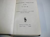 Biographic Directory of the USSR - Compiled by the Institute for the Study of the USSR - Munich, Germany B0012GNCLU Book Cover