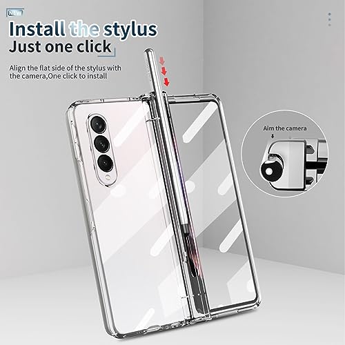 Protection intégrale PC rigide transparente Samsung Z Fold 4 antichoc premium - 7