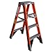 Werner T7404 375-Pound Duty Rating Fiberglass Multi-Use Twin Ladder, 4-Foot