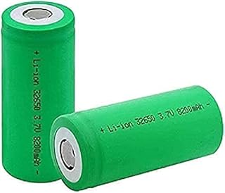 Rechar 32650 8200 MAh 3C Discharge Current Replacement Cells for 1 LED Flashlight, 2 Pieces