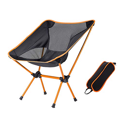 Chaise de plage pliante solide orange fini le mal de dos