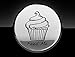 JasonCarlMorgan JCM Tankdeckel-Aufkleber "Cupcake Feed Me", Schwarz