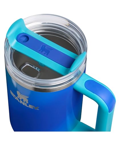 Image of STANLEY Quencher H2.0 Tumbler with Handle and Straw 40 oz | Flowstate 3-Position Lid | Cup Holder Compatible for Travel | Insulated Stainless Steel Cup | BPA-Free | Sea Glass Aura