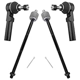 MYSMOT EV404 ES3173 Front Inner & Outer Tie Rod Ends Left & Right for Chrysler Pt Cruiser 2001-2010 Neon 2000-2002 Dodge Neon 2000-2005 SX 2.0 2003-2005 Plymouth Neon 2000-2001, Pack of 4