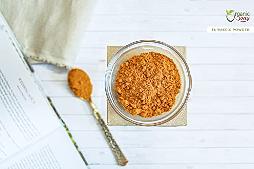 Organic Way Turmeric/Haldi Root Powder - Kosher & USDA Certified | Non-GMO & Gluten Free | Tested for Heavy Metal and Purity | Resealable Bag | Curcumin Powder | 100% Raw from India (1/2LBS / 8Oz) - Thumbnail 5