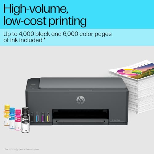 Image of HP Smart Tank 584 All-in-One WiFi Colour Printer |1+1 Year Extended Warranty on Registration| Up to 4000 Black & 6000 Colour Prints I Print,Scan & Copy for Home /Office