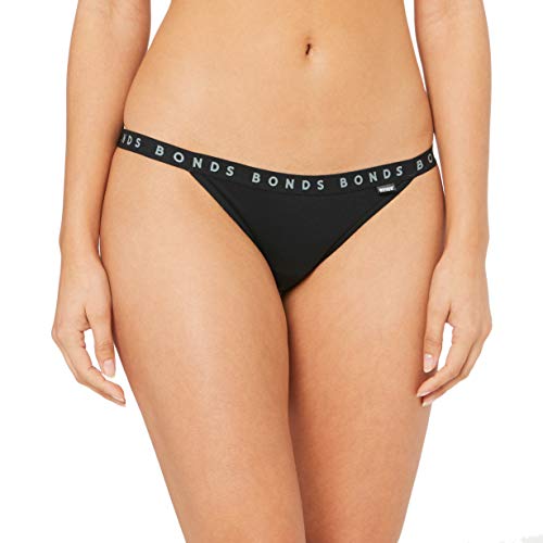 Bonds Women's Hipster String Bikini Brief, New Black, 10