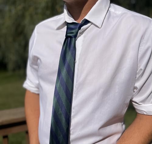 Image of tiemart Men's Striped Tie Standard Length