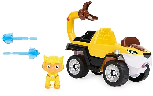 Spin Master Paw Patrol | Vehículo Cat Pack del Personaje Leo | con transformación | Juegos para niños a Partir de 3 años