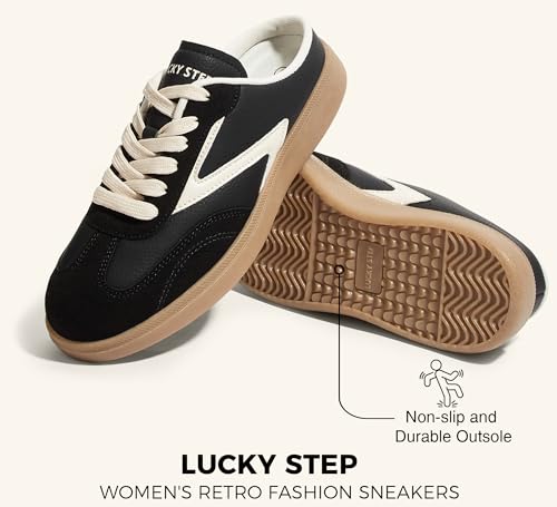 LUCKY STEP Women's Lace Up Fashion Casual Sneakers - Image 4