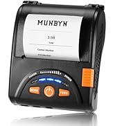 Amazon.com: MUNBYN Bluetooth Receipt Printer, 58mm Mini Wireless