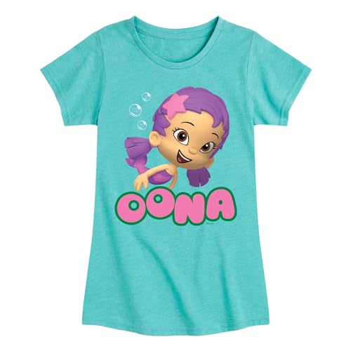 HYBRID APPAREL - Bubble Guppies - Oona - Toddler and Youth Girls Short Sleeve Graphic T-Shirt