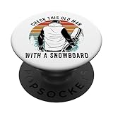 Photo Gallery check this old man with a snowboard - funny snowboarder popsockets popgrip intercambiabile Photo Gallery check this old man with a snowboard - funny snowboarder popsockets popgrip intercambiabile