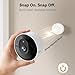 Dzees Magnetic Security Cameras Wireless Outdoor,2K AI Cameras for Home Security, Battery Powered, 1Min Install, 2-Way Audio,IR Color Night Vision, Cloud & SD Card Storage, Outside Indoor Surveillance