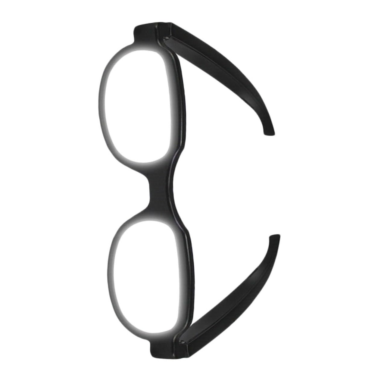 SHERCHPRY Gafas Luces LED Recargables por Usb, Plástico Negro para Fiesta