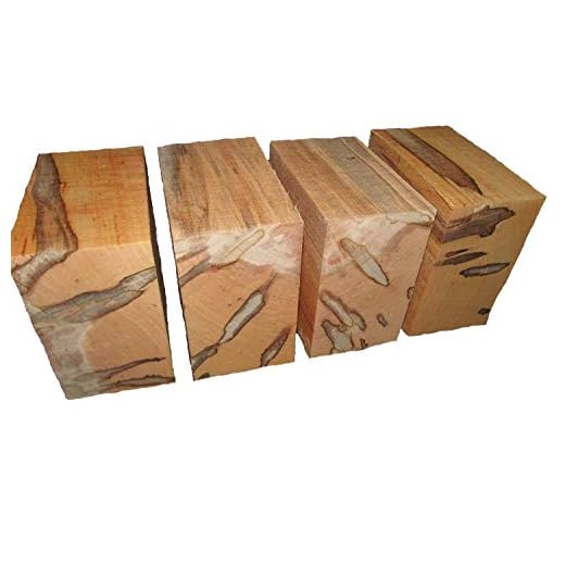 Legendary-Yes 4 Pieces Ambrosia Maple Bowl Blanks Lumber Wood Lathe Carve 6 X 6 X 3 Inch GWE849F EP-21RT117457