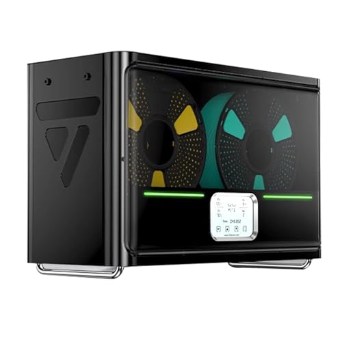 Suszarka do filamentów Dry Box - 4-cewkowa z ekranem dotykowym LED do PLA, TPU, PETG, ABS, nylonu - grzałka PTC z 3 dołączonymi wentylatorami