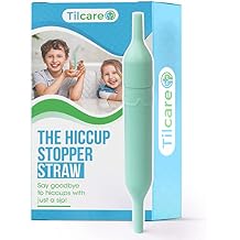 Hiccup Straw by Tilcare - Natural Remedy for Hiccups in Children and Adults - Food-Grade Anti-Hiccup Device for at Home and Travel