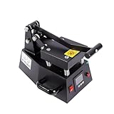 AXGCAA Small Digital Label Heat Press Machine, 600W Transfer Printing Machine with Adjustable Temperature, Hot Labeling Maker with LCD Screen, for Transfer Stickers Labels DIY Logo