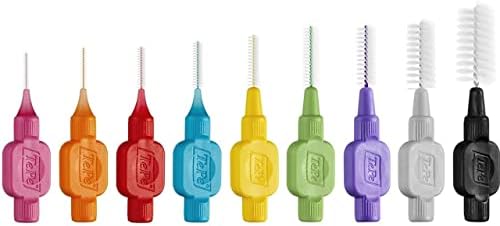 TePe - Interdental Brushes 0.7mm, Yellow, 8 Count (Pack of 3)