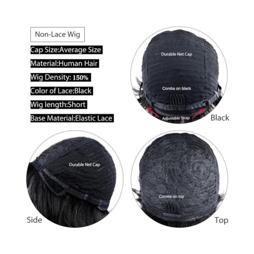 Perruque courte coupe lutin de 6 pouces blonde la solution pour cheveux clairsemés - 3