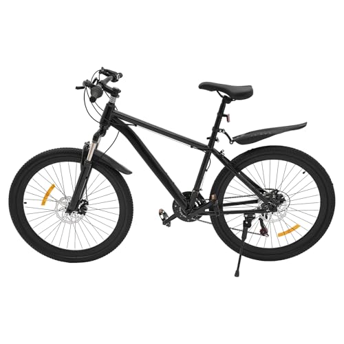 HHEMSTD Bicicleta de montaña de 26 pulgadas, 21 velocidades, para adultos, plegable, con freno de disco amortiguador