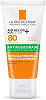 Protetor Solar Facial FPS 80, La Roche-Posay Anthelios Airlicium+, 96% de Controle da Oleosidade, Toque Seco, com Tecnologia Airlicium, Niacinamida 2% e Zinco PCA, Sem Cor, 40g