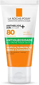 Protetor Solar Facial FPS 80, La Roche-Posay Anthelios Airlicium+, 96% de Controle da Oleosidade, Toque Seco, com Tecnologia Airlicium, Niacinamida 2% e Zinco PCA, Sem Cor, 40g