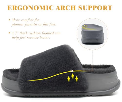 Image of KuaiLu Women's Orthotic Arch Support Slippers