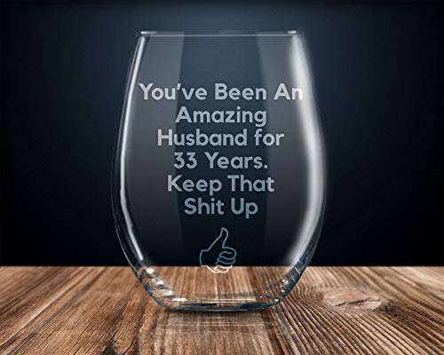 33 year anniversary gift for husband 33rd anniversary gift for him thirty three