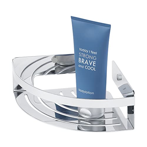 Tiger Caddy Duschkorb Eckversion klein, platzsparende Duschablage aus...