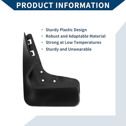 Image of Mud Flaps Splash Guards W /Mount Accessories for Mercedes-Benz ML350 without Pedal 2012-2015 Front and Rear Mud Guards 1 Set