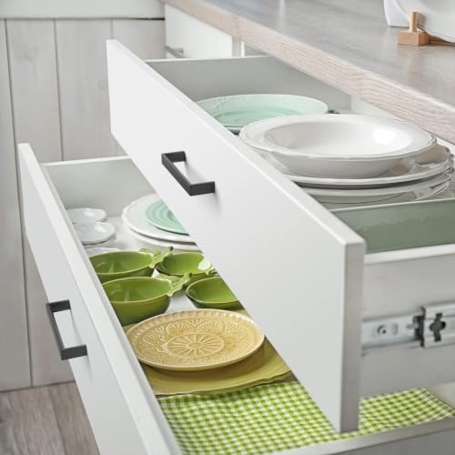 Image of 6 Pack 3.75 Inch(96mm) Kitchen Cabinet Handles Matte Black Cabinet Pulls