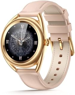 Parsonver Smart Watch for Women, 1.09'' Fashion Ladies Smartwatch with Full Touch Screen Heart Rate Sleep Monitor Calories Step Counter, IP68 Waterproof Fitness Watch for Android iOS Phones