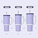 Ello Oasis 40 oz Tumbler with Handle & Retracting Straw | Reusable Insulated Stainless Steel Cup 100% Leakproof, Gifts for Teens Women Men | Keeps cold for 20 Hours, Cup Holder Friendly, Twilight