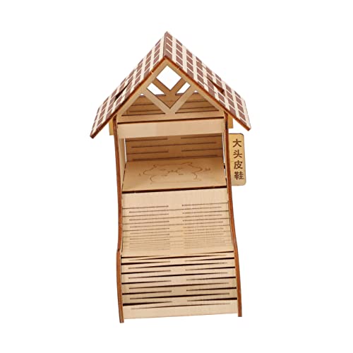 BESTonZON 1pc Hamster Villa Natural Hideout for Pets Fun and Comfortable House for Hamsters Gerbils Mice for Boredom Relief and Playtime Activities