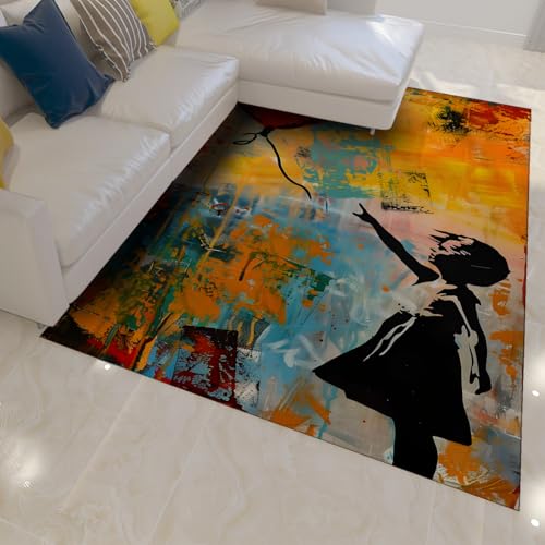 Tapis de chemin cuisine grand format Banksy chambre à coucher