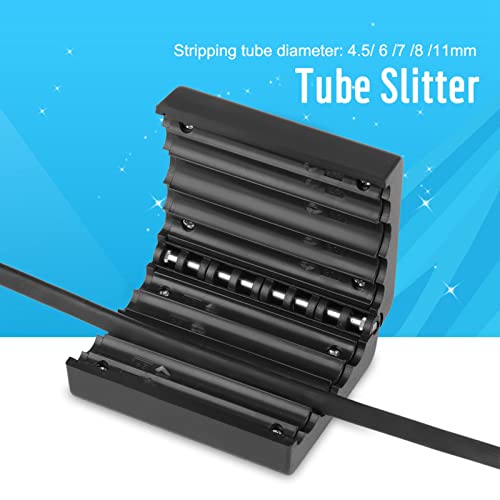 Garosa 4.5-11mm Cable Stripper Ribbon Cable Stripper Fiber Optic Buffer Loose Tube Slitter Fiber Splicing Tools for Cable Center Beam Tube Longitudinal Stripping